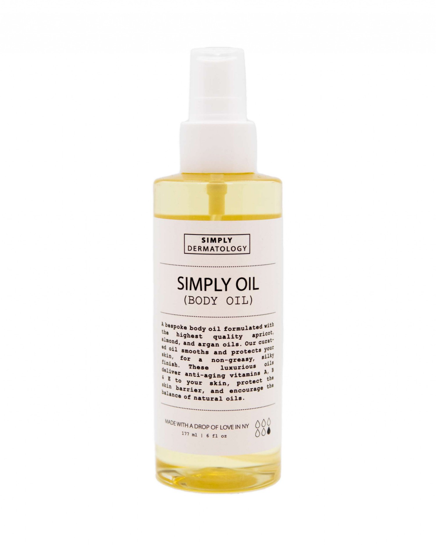 Simply Oil Body Oil bottle